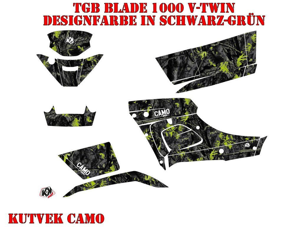 Camo Schwarz-Grün für TGB Blade 1000 V-Twin